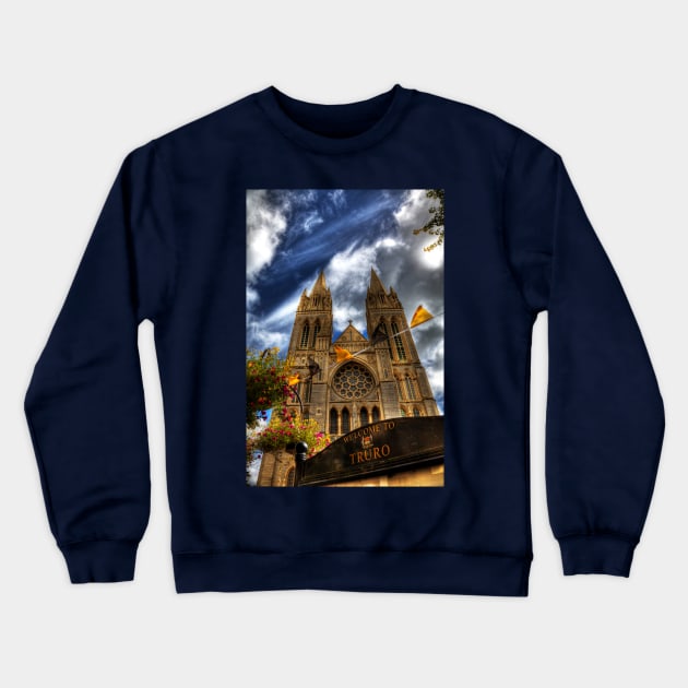 Welcome To Truro, Cornwall, UK Crewneck Sweatshirt by tommysphotos